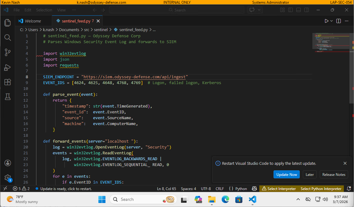 AA-HUD on VS Code - Systems Administrator